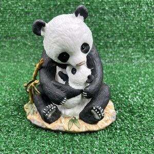 1988 Homco Mother‎ Panda & Baby With Bamboo Masterpiece Porcelain